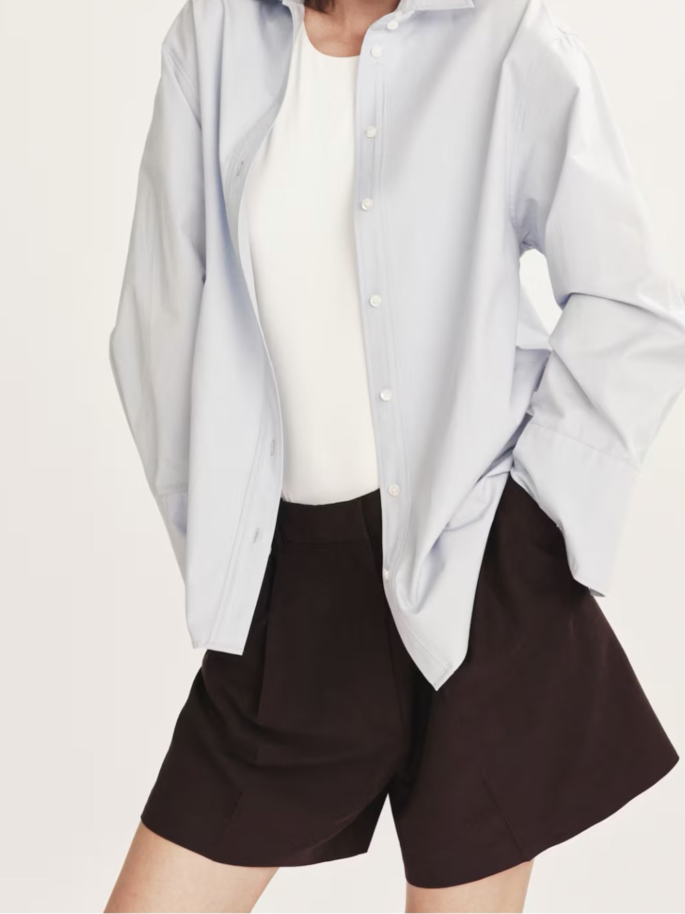 h&m linen shorts